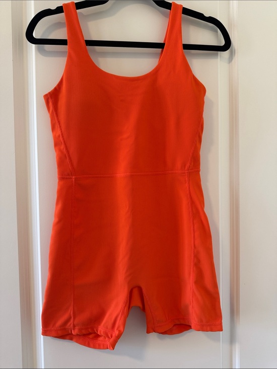 wilo Pants - Wilo Orange Ribbed Romper